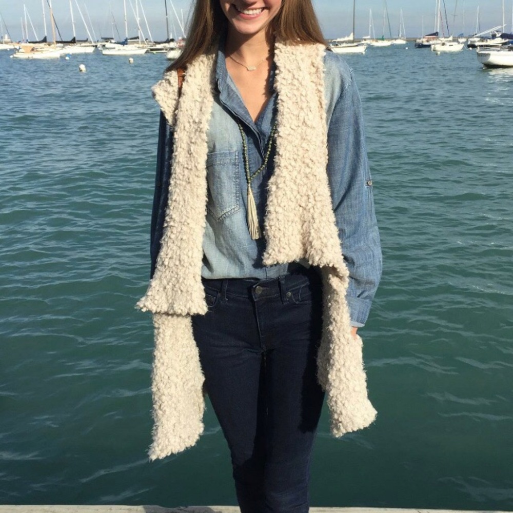 Fuzzy vest